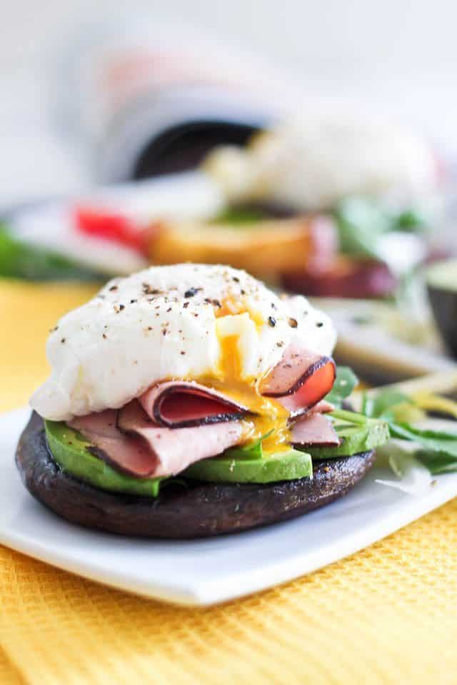 Poached Egg on Portebello | by Sonia! The Healthy Foodie