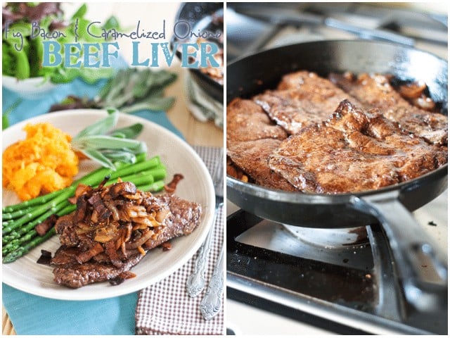 Beef Liver with Figs and Caramelized Onion | by Sonia! The Healthy Foodie