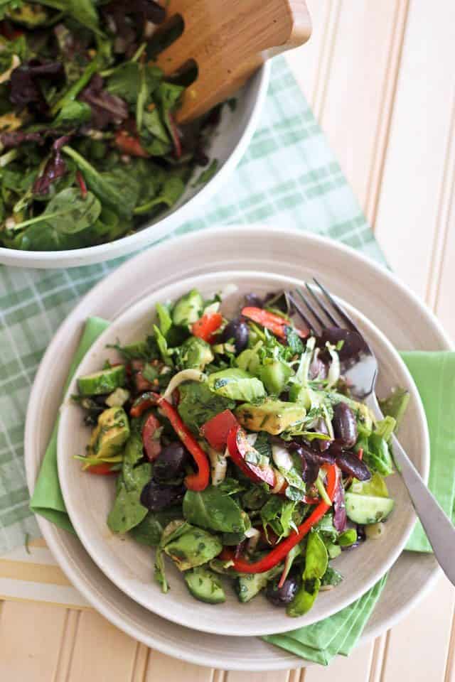 Super Simple Loaded House Salad