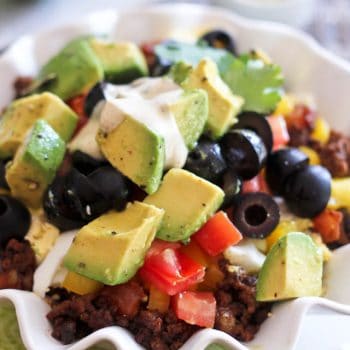 Paleo Taco Wannabe Mexican Breakfast Bowl