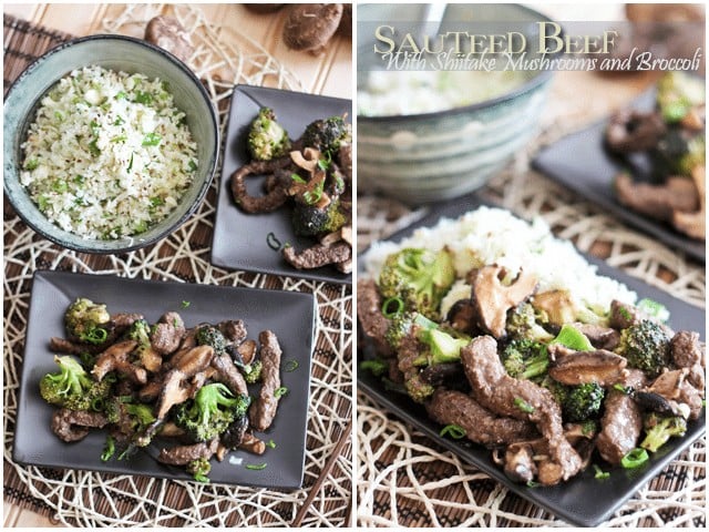 Sauteed Beef with Broccoli and Shiitake | by Sonia! The Healthy Foodie