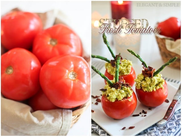 Stuffed Fresh Tomatoes | by Sonia! The Healthy Foodie