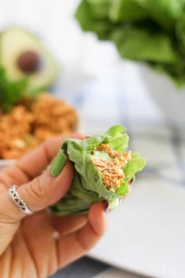 Tuna Avocado Lettuce Wraps | by Sonia! The Healthy Foodie