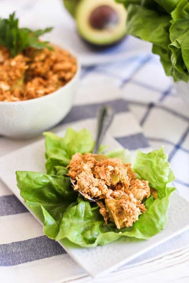 Tuna Avocado Lettuce Wraps | by Sonia! The Healthy Foodie