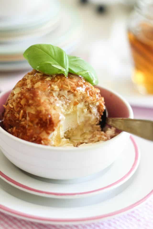 Toasted Coconut Fried Ice Cream | by Sonia! The Healthy Foodie