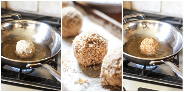 Toasted Coconut Fried Ice Cream | by Sonia! The Healthy Foodie