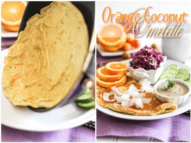 Orange Coconut Omelette | by Sonia! The Healthy Foodie