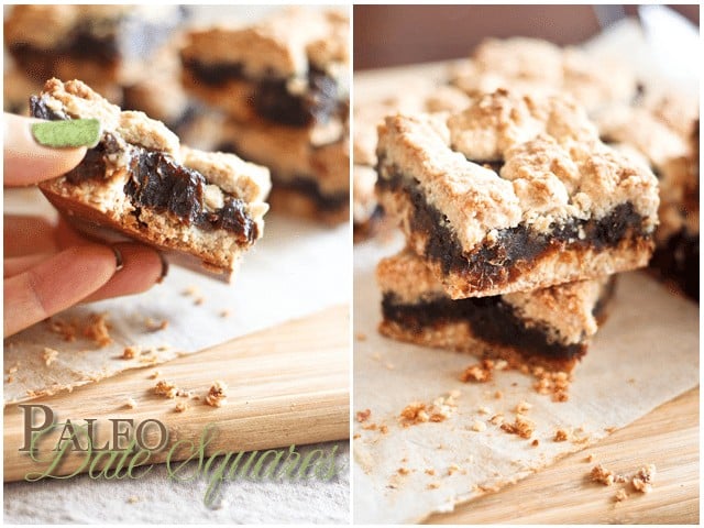 Paleo Date Squares | by Sonia! The Healthy Foodie