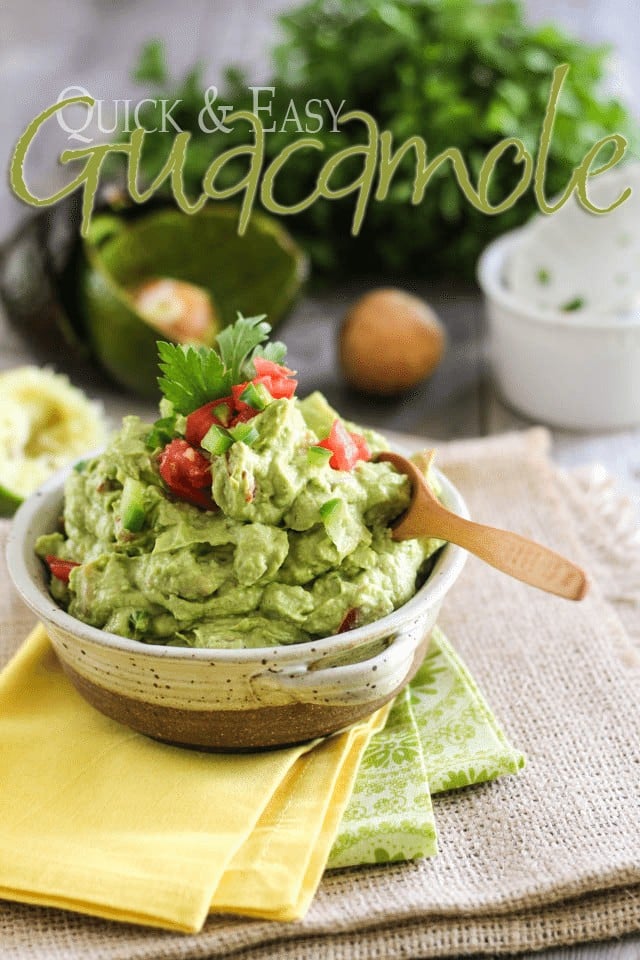 Quick and Easy Guacamole | by Sonia! The Healthy Foodie