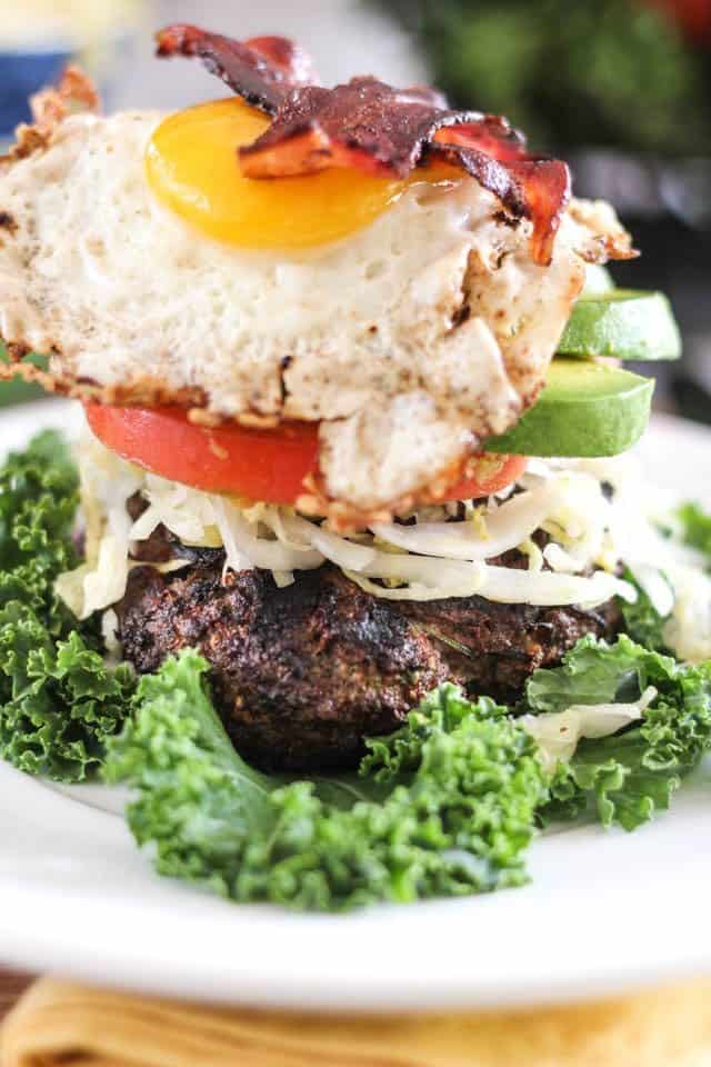 Mile High Power Breakfast Burger | by Sonia! The Healthy Foodie