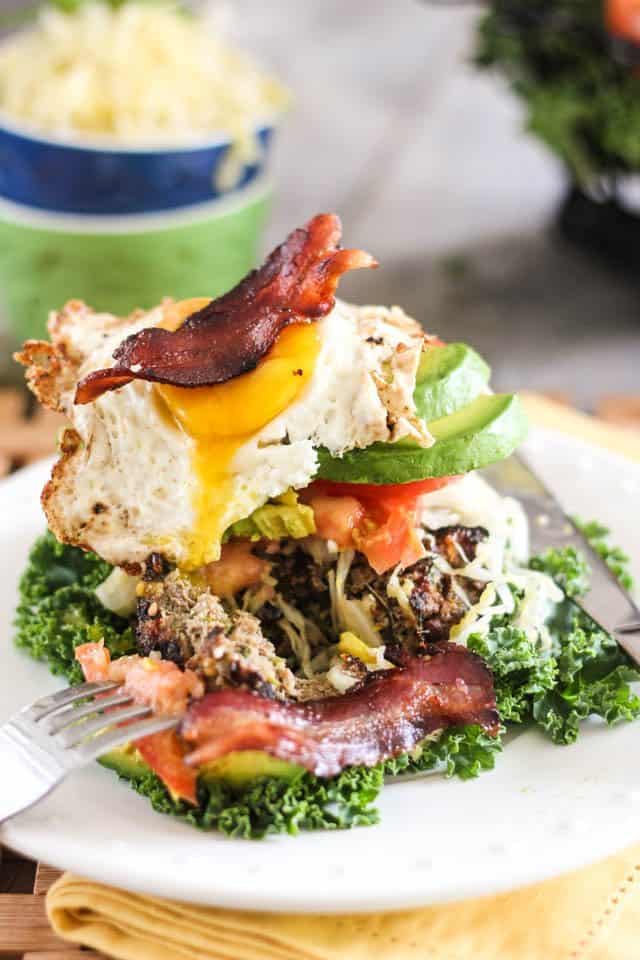 Mile High Power Breakfast Burger | by Sonia! The Healthy Foodie