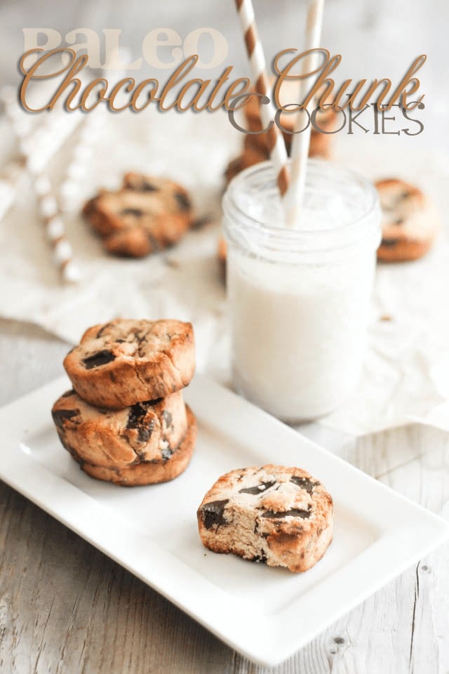 Paleo Chocolate Chunk Cookies | by Sonia! The Healthy Foodie