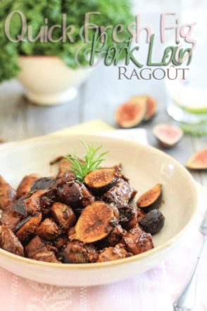 Quick Pork and Fresh Fig Ragout | by Sonia! The Healthy Foodie