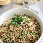 Almond and Olive Faux Bulgur Salad | by Sonia! The Healthy Foodie