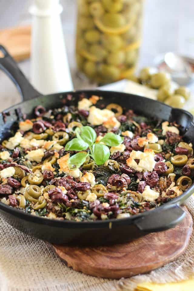 Greek Style Breakfast Skillet | by Sonia! The Healthy Foodie