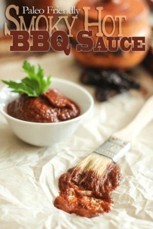 Smoky Hot and Super Tasty BBQ Sauce that's both Paleo Friendly and Whole30 compliant. So good, you probably won't ever want to buy the ready made stuff ever again!