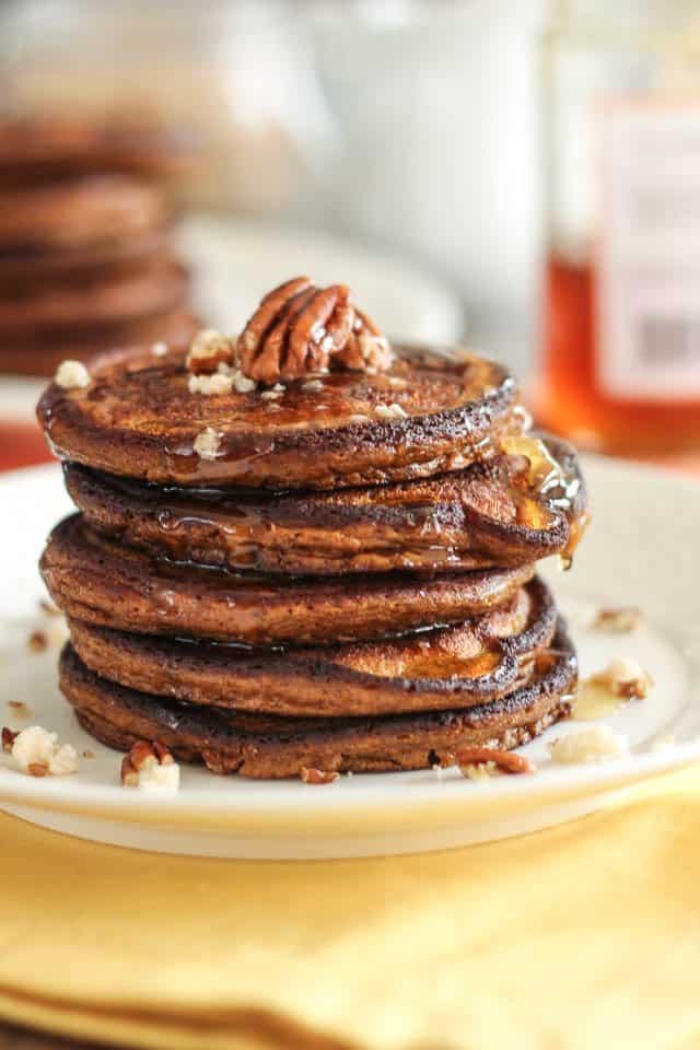 Spiced Pumpkin Pancakes | by Sonia! The Healthy Foodie