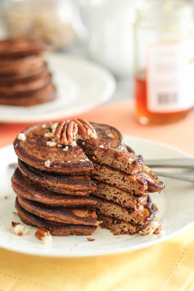 Spiced Pumpkin Pancakes | by Sonia! The Healthy Foodie