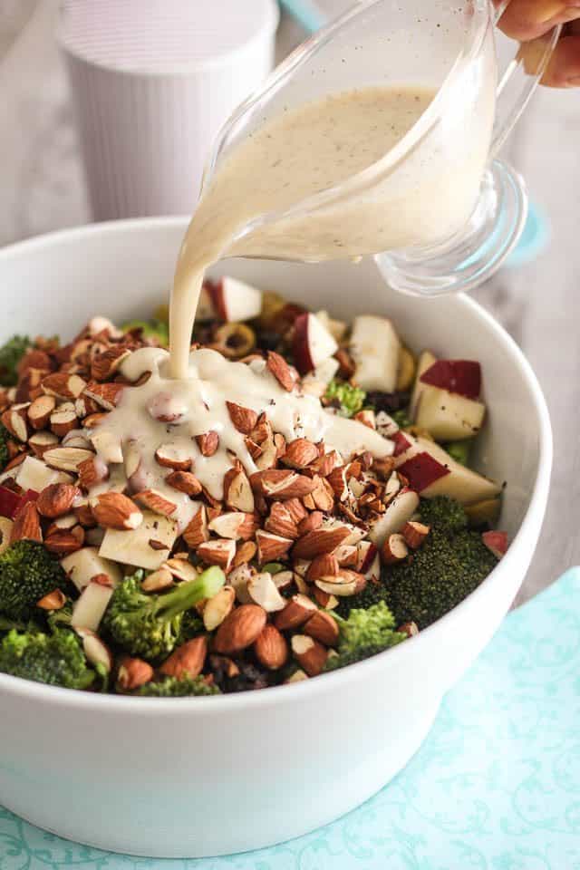 Broccoli Apple and Almond Salad | by Sonia! The Healthy Foodie