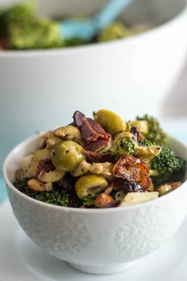Broccoli Apple and Almond Salad | by Sonia! The Healthy Foodie