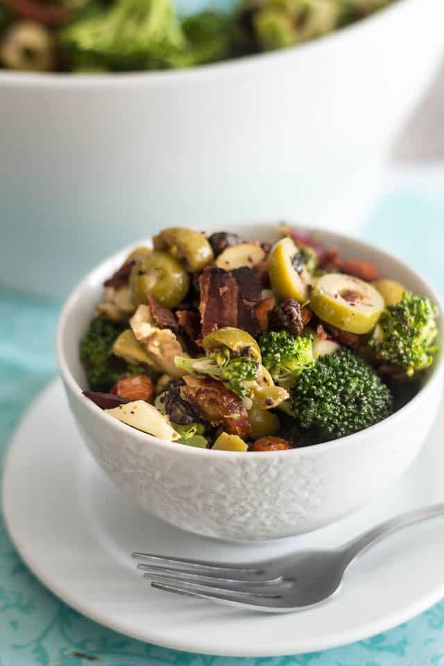 Broccoli Apple and Almond Salad | by Sonia! The Healthy Foodie