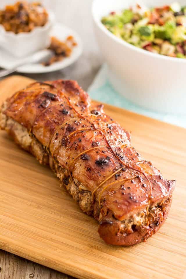 Pork Roulade with Butternut Squash & Ginger Chutney | by Sonia! The Healthy Foodie