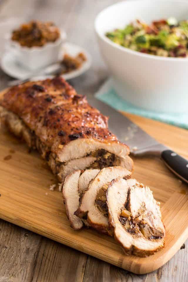 Pork Roulade with Butternut Squash & Ginger Chutney | by Sonia! The Healthy Foodie