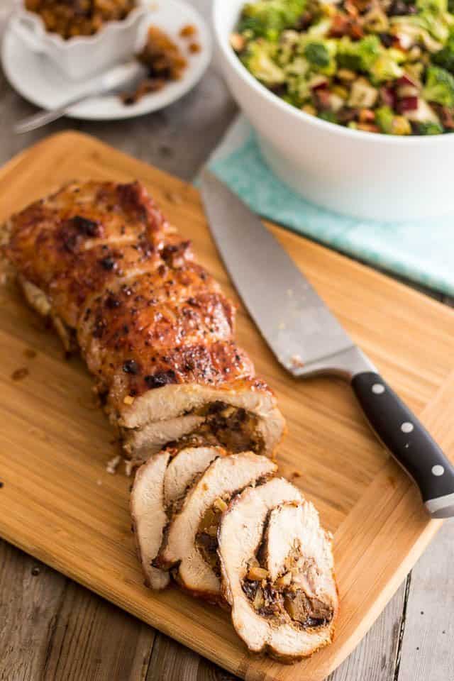 Pork Roulade with Butternut Squash & Ginger Chutney | by Sonia! The Healthy Foodie