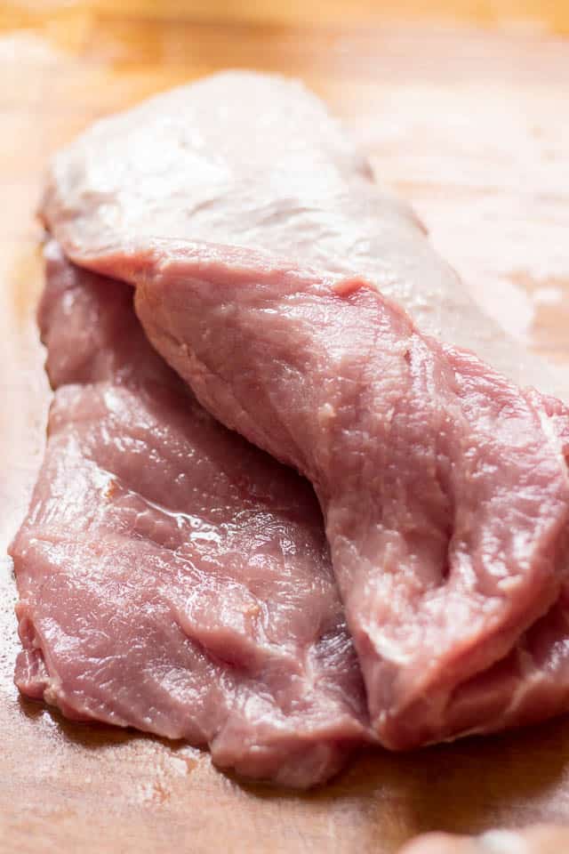 Prepping the loin to make a roulade | by Sonia! The Healthy Foodie