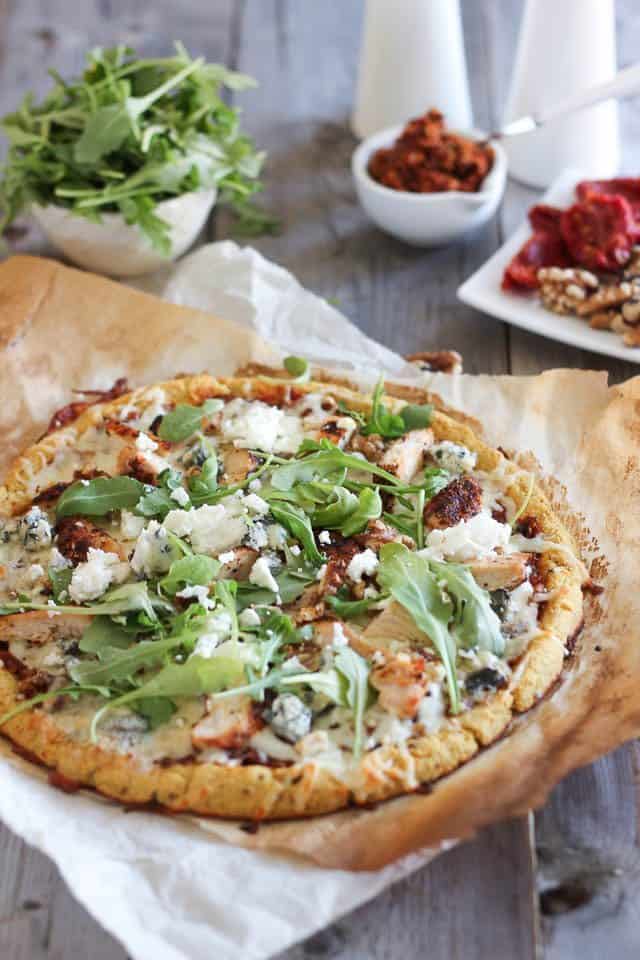 Grilled Chicken and 3 Cheeses Pizza | by Sonia! The Healthy Foodie