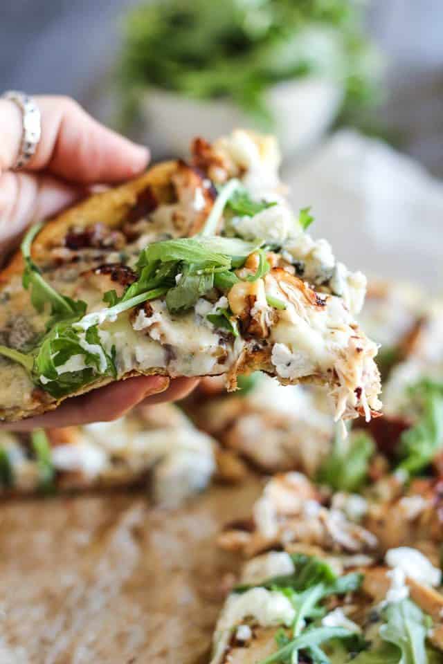 Grilled Chicken and 3 Cheeses Pizza | by Sonia! The Healthy Foodie