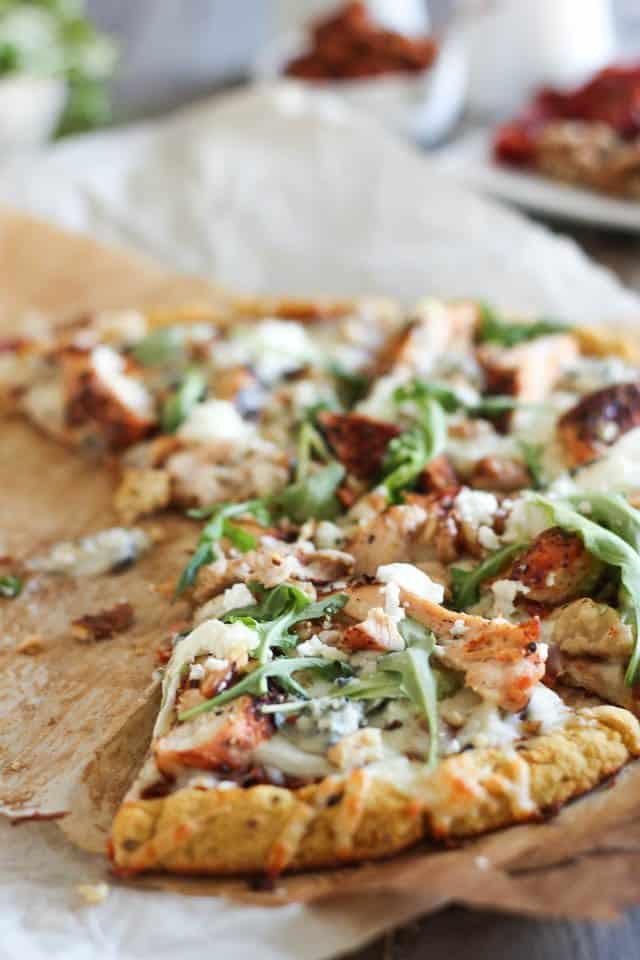 Grilled Chicken and 3 Cheeses Pizza | by Sonia! The Healthy Foodie