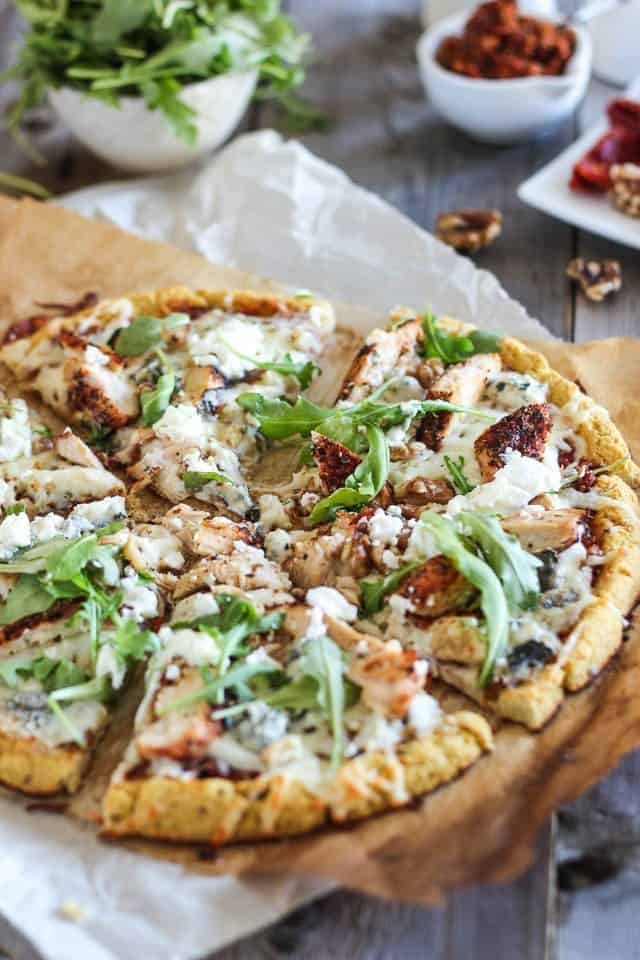 Grilled Chicken and 3 Cheeses Pizza | by Sonia! The Healthy Foodie