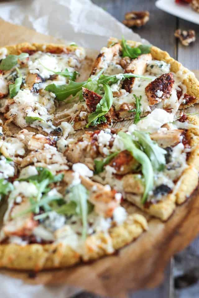 Grilled Chicken and 3 Cheeses Pizza | by Sonia! The Healthy Foodie