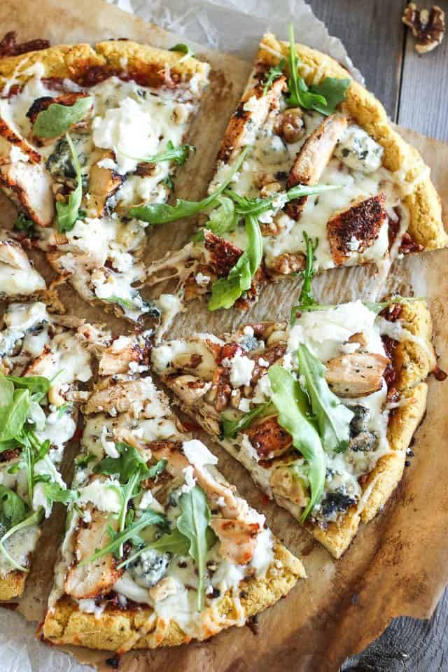 Grilled Chicken and 3 Cheeses Pizza | by Sonia! The Healthy Foodie