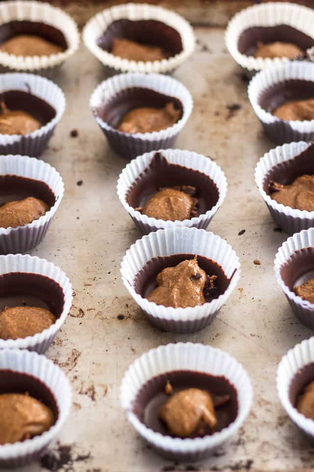 Bacon Banana Nut Butter Chocolate Cups | by Sonia! The Healthy Foodie