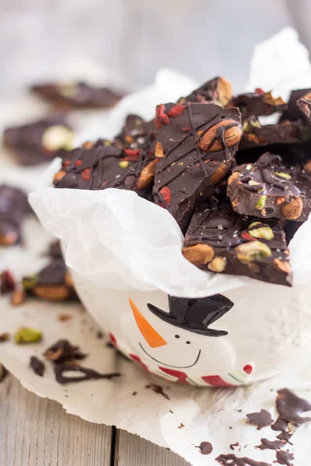 Paleo Dark Chocolate Bark | by Sonia! The Healthy Foodie