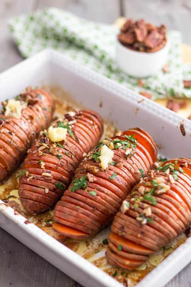 Hasselback Sweet Potatoes | by Sonia! The Healthy Foodie