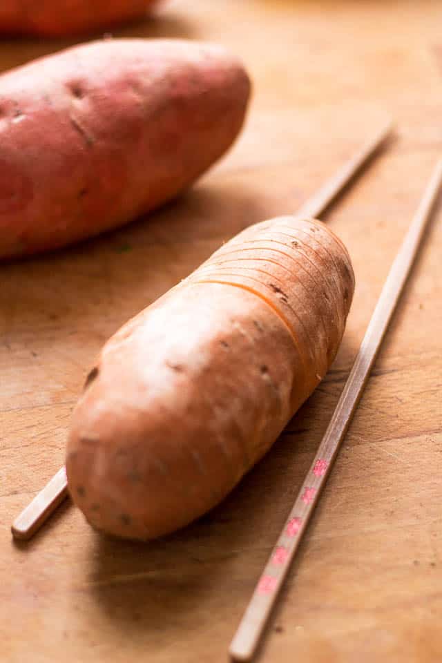 Hasselback Sweet Potatoes | by Sonia! The Healthy Foodie