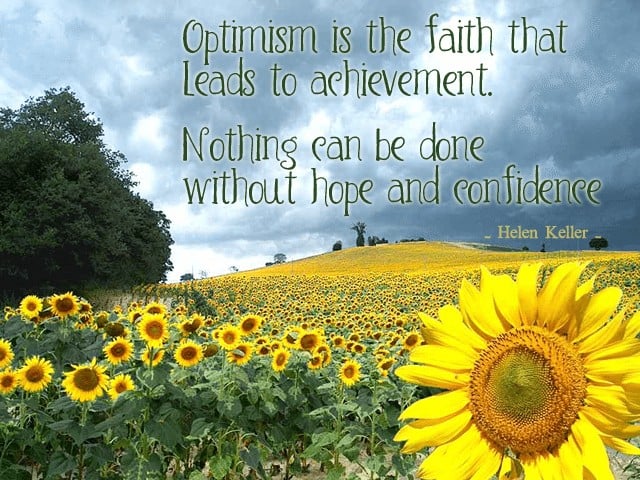 Optimism Leads to Achievement | by Sonia! The Healthy Foodie