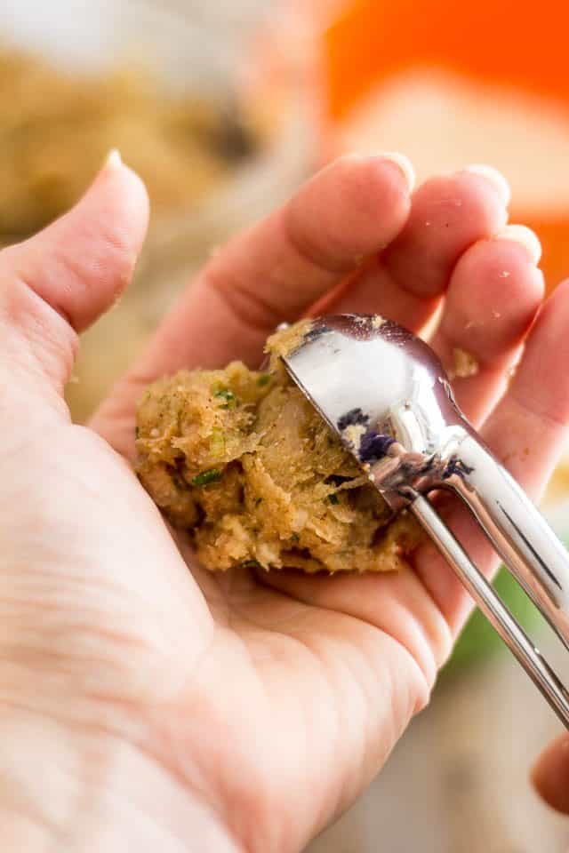 Mozzarella Stuffed Buffalo Chicken Meatballs | by Sonia! The Healthy Foodie