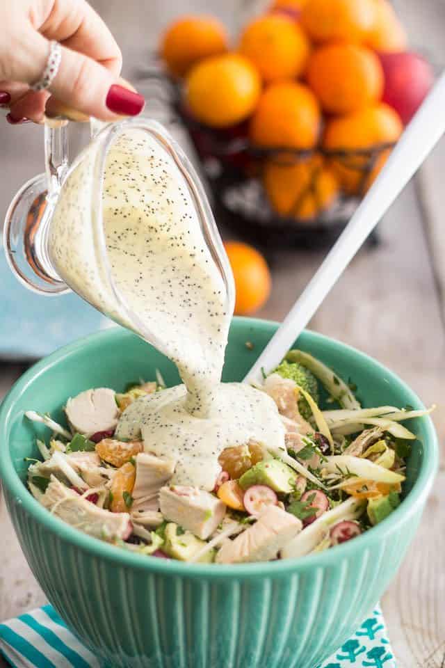 Turkey Broccoli and Clementine Salad | by Sonia! The Healthy Foodie