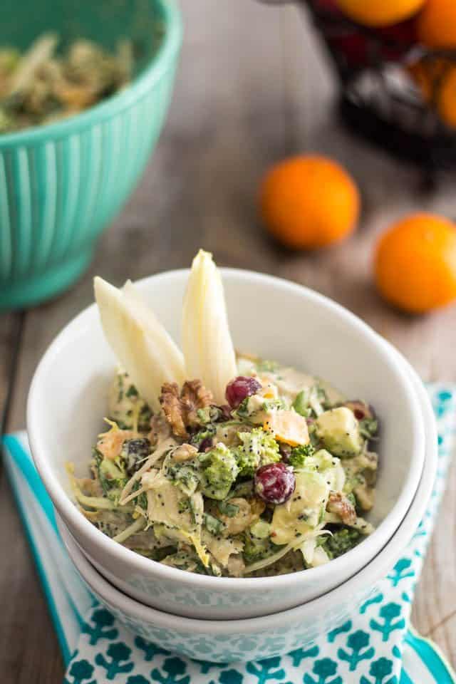 Turkey Broccoli and Clementine Salad | by Sonia! The Healthy Foodie