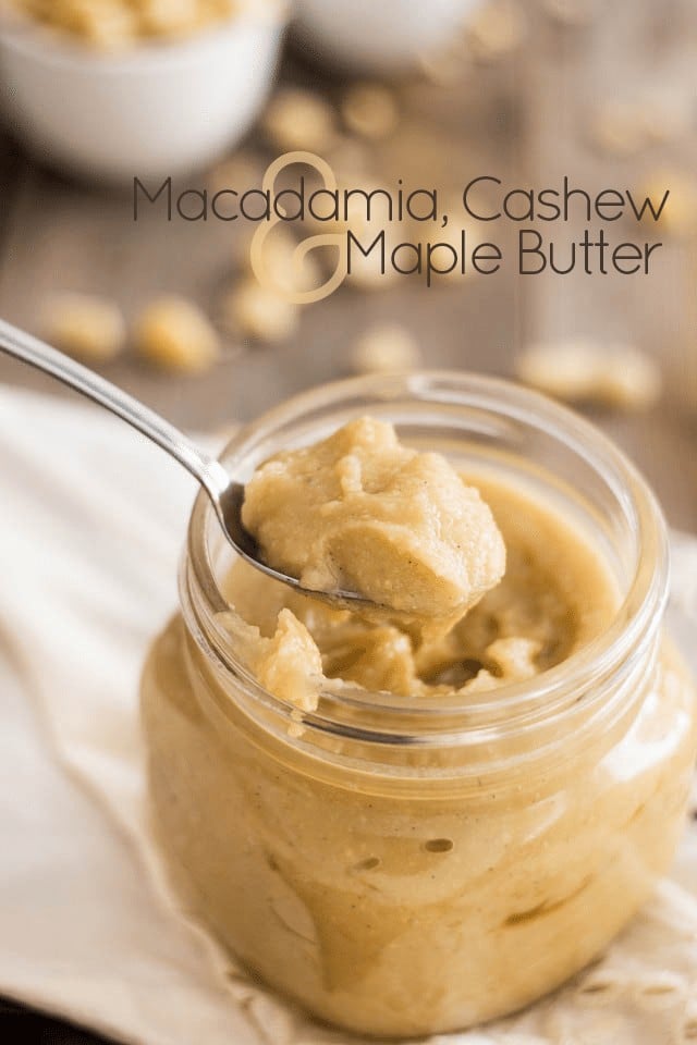 Macadamia Cashew Maple Butter