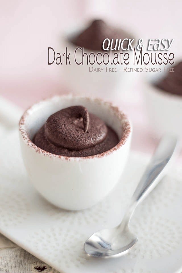 Quick Chocolate Mousse | by Sonia! The Healthy Foodie