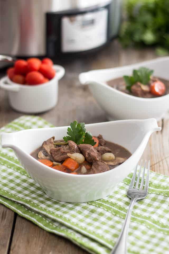 Slow Cooker Boeuf Bourguignon | by Sonia! The Healthy Foodie