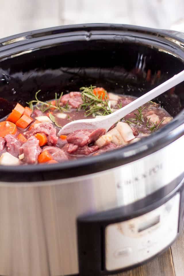 Slow Cooker Boeuf Bourguignon | by Sonia! The Healthy Foodie