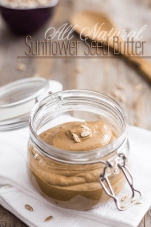 Step-by-step instructions: Make your own All Natural Toasted Sunflower Seed Butter at home for a fraction of the price. So easy and so delicious.