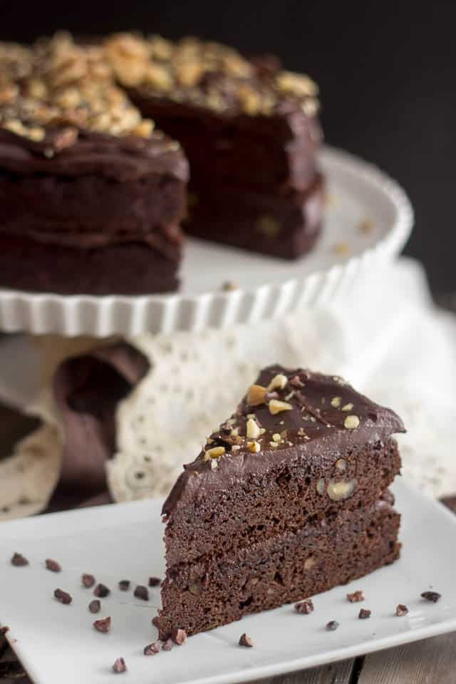 Paleo Zucchini Chocolate Cake | www.thehealthyfoodie.com