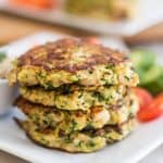 Paleo Zucchini & Shrimp Fritters | by Sonia! The Healthy Foodie